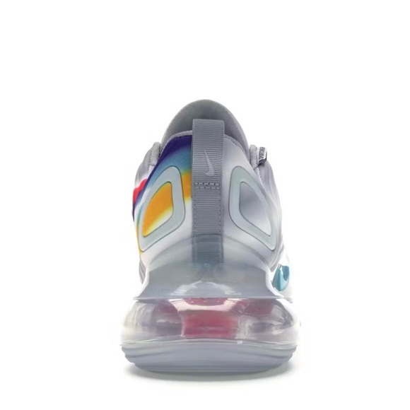 Nike Women’s Air Max 720 GS Wolf Grey Red Teal AR9293-011 Sneaker Size US 9 - Picture 3 of 6